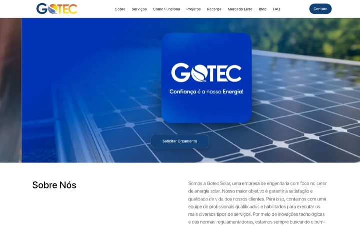 Site da Gotec Energia